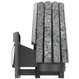 Дровяная банная печь GrillD Cometa Vega 240 Long Max Stone (Серпентинит)