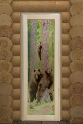 Дверь DoorWood Классика-2 с фотопечатью 750х1850 мм, деревянная