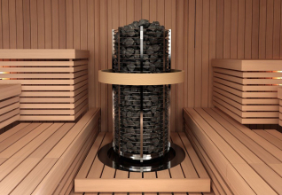 Печь для сауны Sawo Tower TH3-35NS-P круглая, 3,5 кВт, без пульта