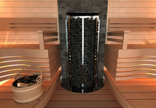Печь для сауны Sawo Tower TH9-120NS-WL-P пристенная, 12 кВт, без пульта