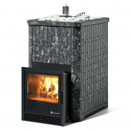 Печь ИзиСтим Анапа в наборном полноценном кожухе с открытым верхом